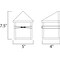 Maxim Inglenook 1-Light 5" Wide Burnished Outdoor Wall Sconce 8041IRBU